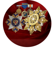 Памятные награды, ордена, медали и знаки