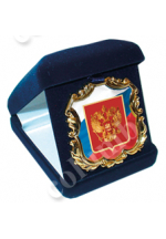 Герб России в стандартном корпусе "картуш"(малый)