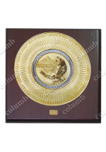 Медаль "Сала Казахстан" на деревянной подложке 