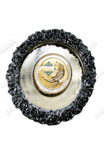 Медаль "Сала Казахстан" на оригинальной тарели.