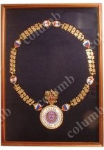 Знак (орденская цепь, коллар) «Глава Республики Мордовия»