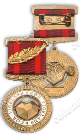Медаль на колодочке "Cor Vigelans"
