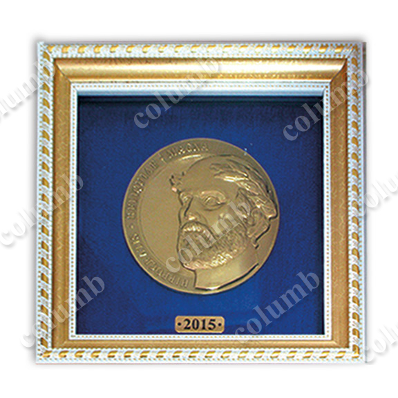Медаль "Гиппократ 2015"  в раме